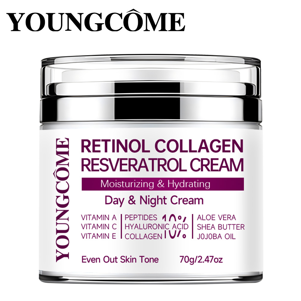 Skincare Retinol - Krem do twarzy z retinolem, kolagenem