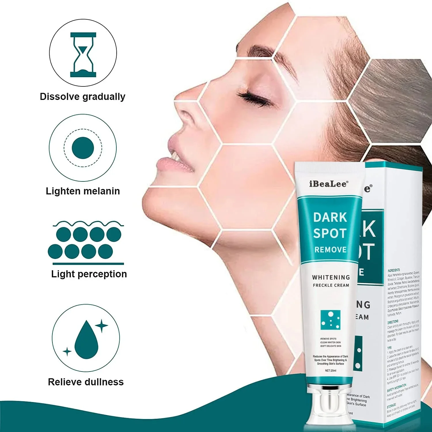 Melasma rozjaśniający krem ​​d – Skincare Retinol recenzja i cena
