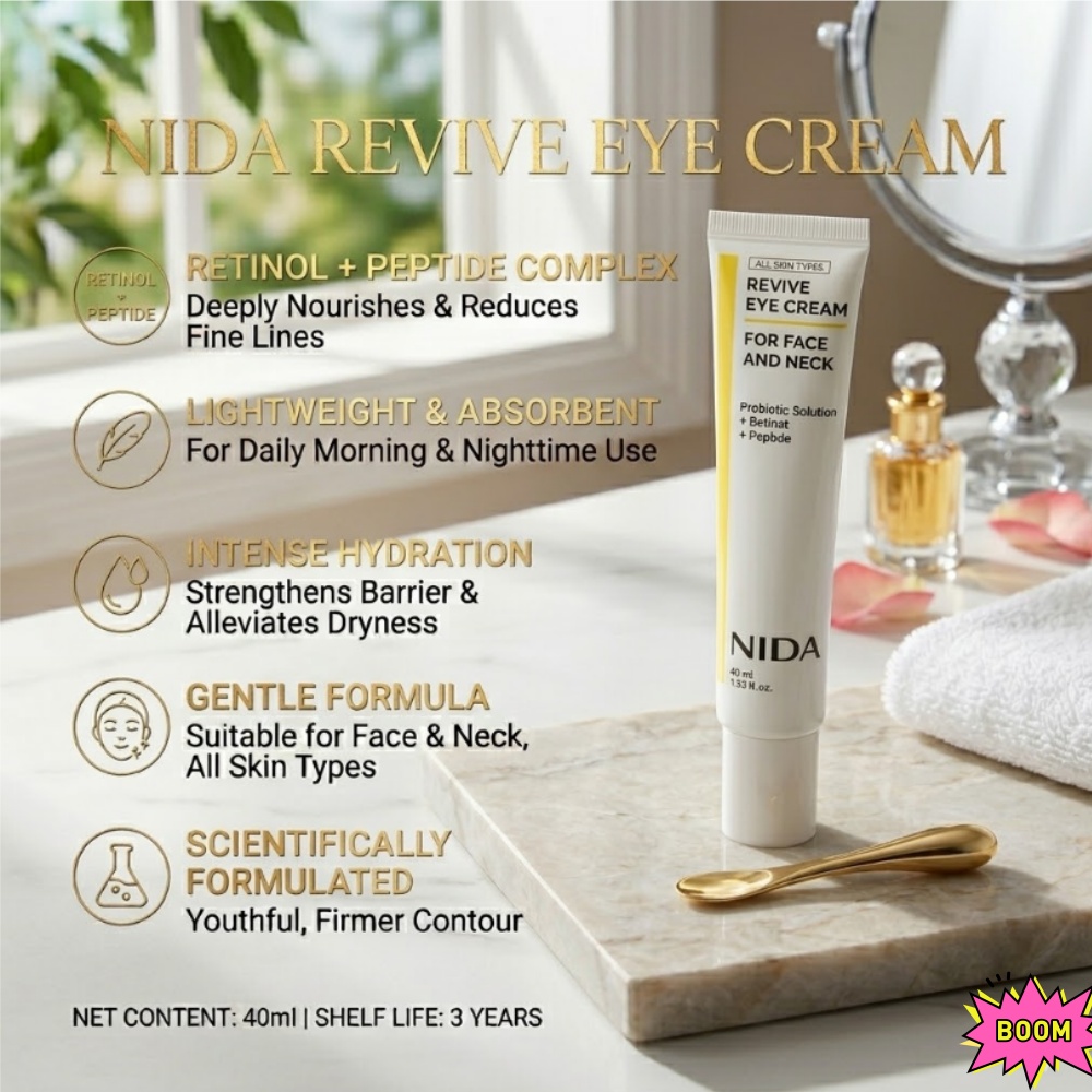 NIDA Retinol Peptide Eye Cream – Skincare Retinol recenzja i cena